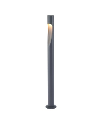 ARAN * BOLARDO 80CM IP65 6W 3000K GRIS OSCURO